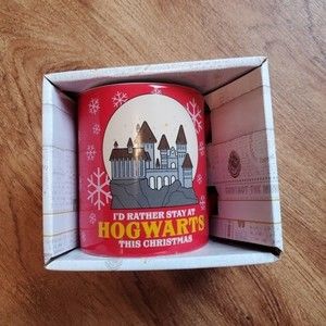Red Harry Potter Ceramic Hogwarts Mug